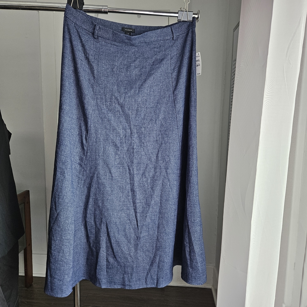 Halogen Navy A-Line Skirt - Picture 3 of 5